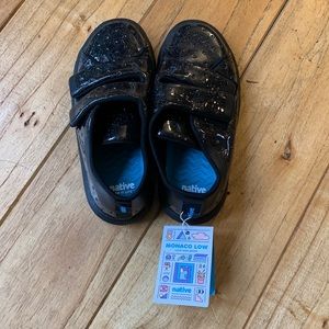 Native Shoes - Kids J1 - Monaco Velcro Glitter - NWT